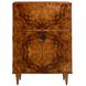 Manhattan 37 inch Toffee Burl Cocktail Cabinet