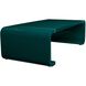 Turnley 55 X 17 inch Peacock and Antique Brass Coffee Table