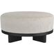 Aurora 20 inch White Ottoman