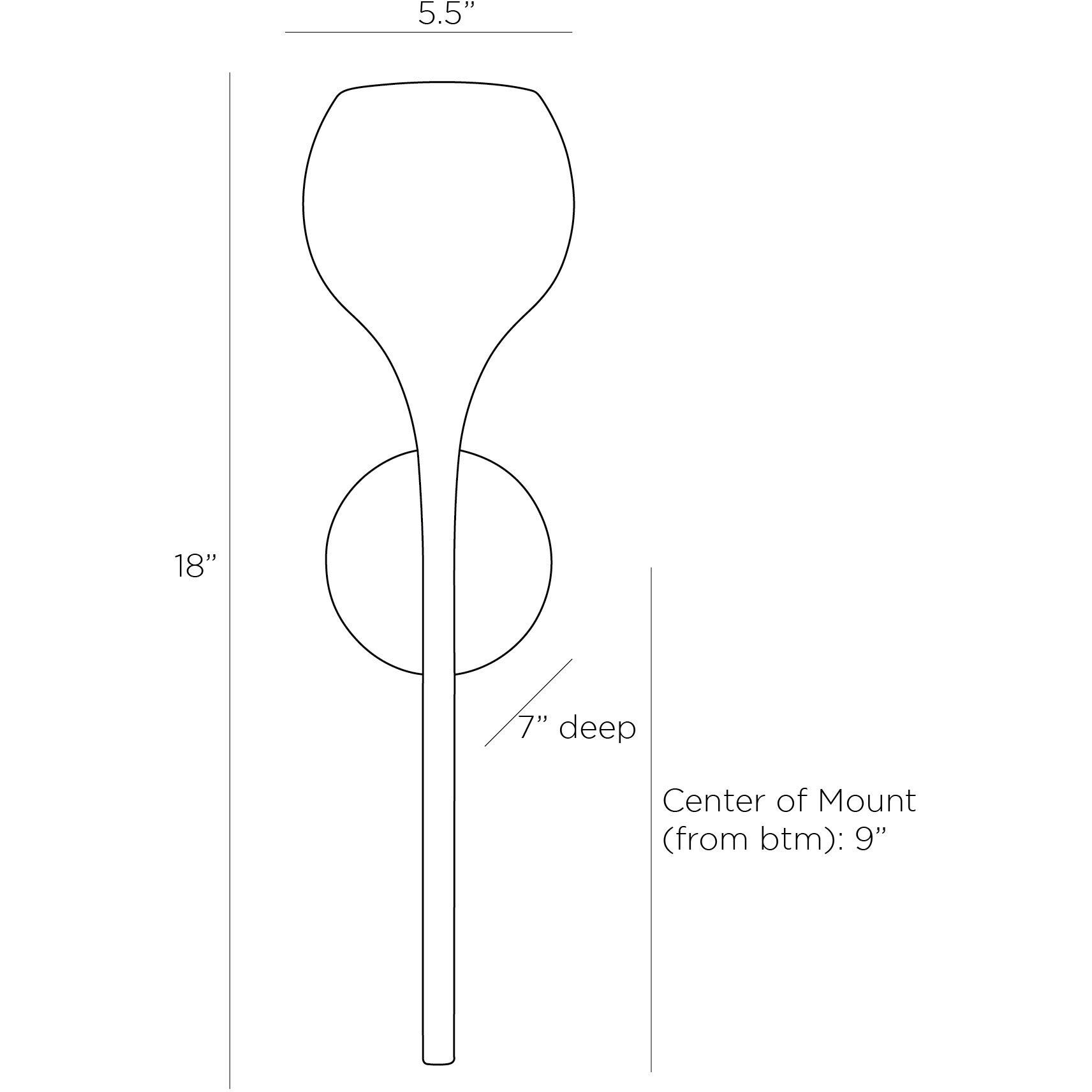 Thorpe 1 Light 5.5 inch White Gesso Sconce Wall Light