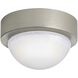 Lennon 1 Light 5.5 inch Vintage Silver Flush Mount Ceiling Light