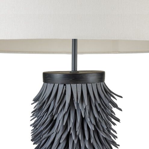 Aukland 150.00 watt Matte Blue Gray Floor Lamp Portable Light