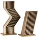 Vesely 2 inch Antique Brass Candleholders, Set of 2