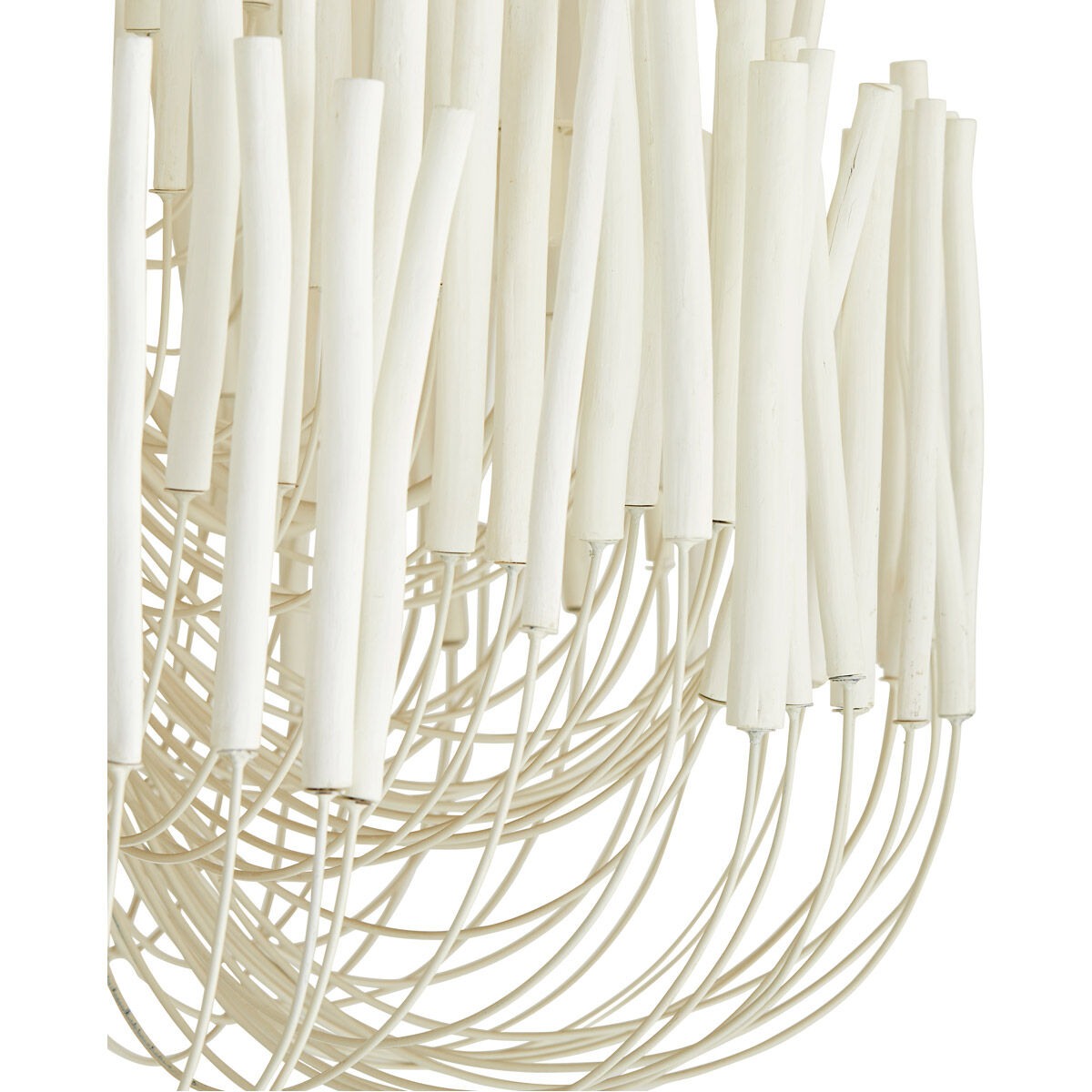 Tilda 6 Light 36 inch White Chandelier Ceiling Light, Large