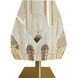 Gemma 1 Light 6 inch Antique Brass Sconce Wall Light