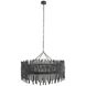 Adele 6 Light 40 inch Black Stained Chandelier Ceiling Light