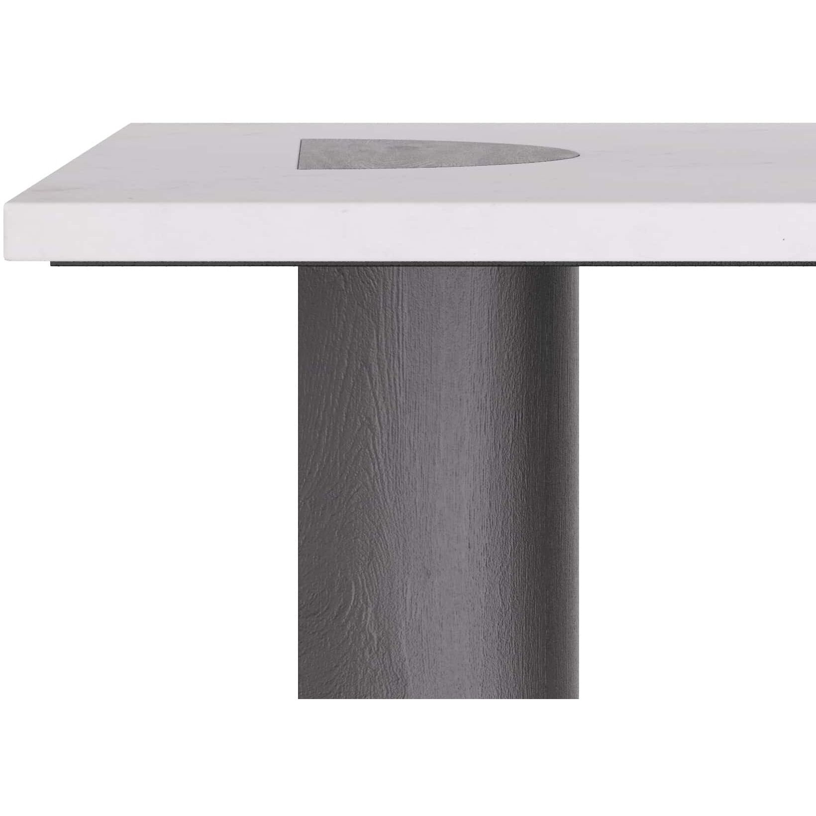 Tindle 34 X 15.5 inch White Sandblasted Cocktail Table