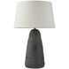 Django 60.00 watt Matte Charcoal Table Lamp Portable Light