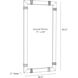 Covington 80.5 X 38.5 inch Sable Floor Mirror