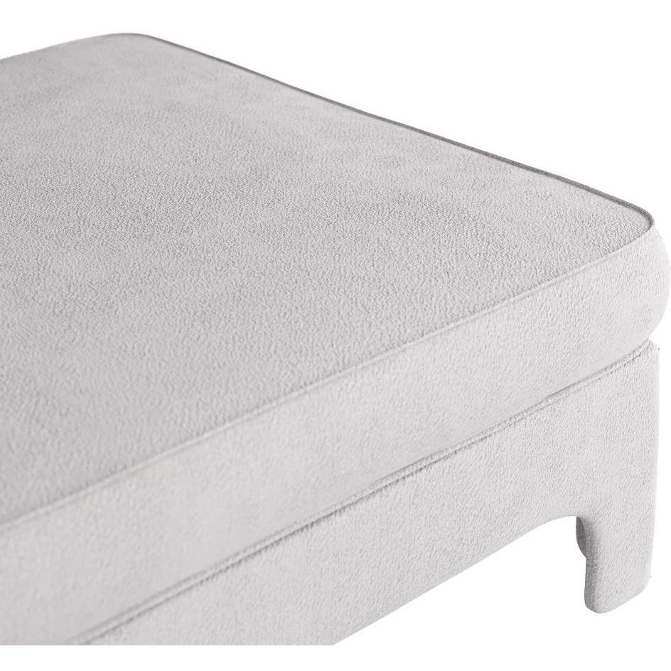 Ava 18 inch Stone Ottoman