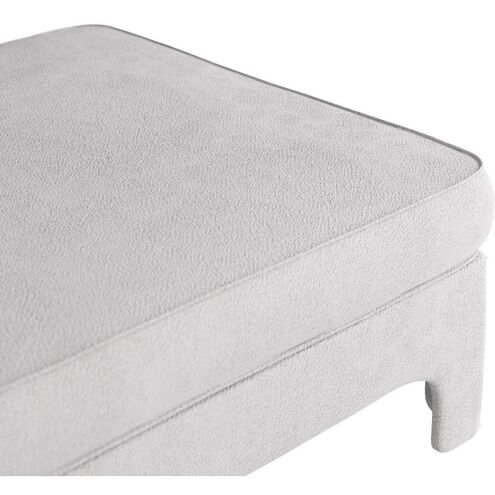 Ava 18 inch Stone Ottoman
