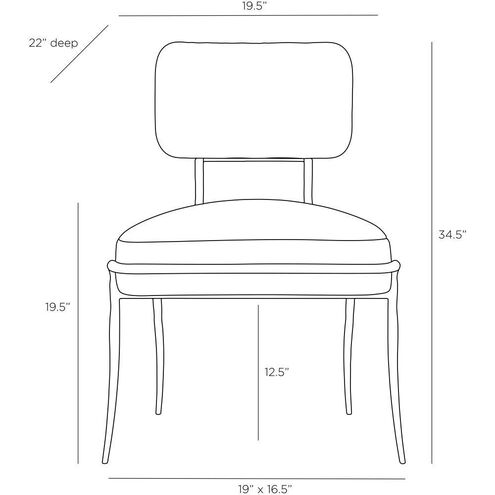 Mosquito 34.5 inch Natural Chair
