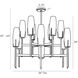 Keifer 12 Light 36 inch Vintage Silver Chandelier Ceiling Light, Large