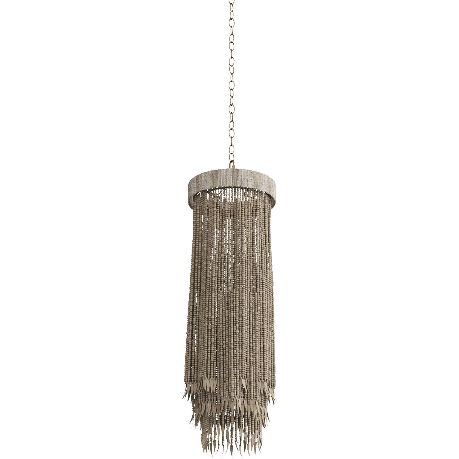 Baja 1 Light 10 inch Natural Pendant Ceiling Light