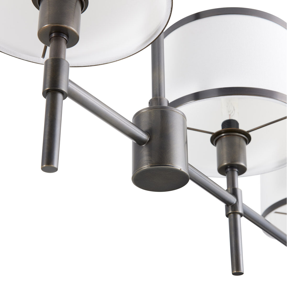 Luciano 5 Light 50 inch Bronze Linear Chandelier Ceiling Light