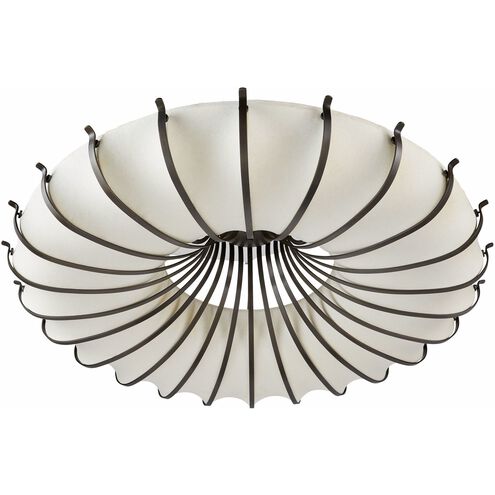 Chambers 10 Light Ivory Flush Mount Ceiling Light