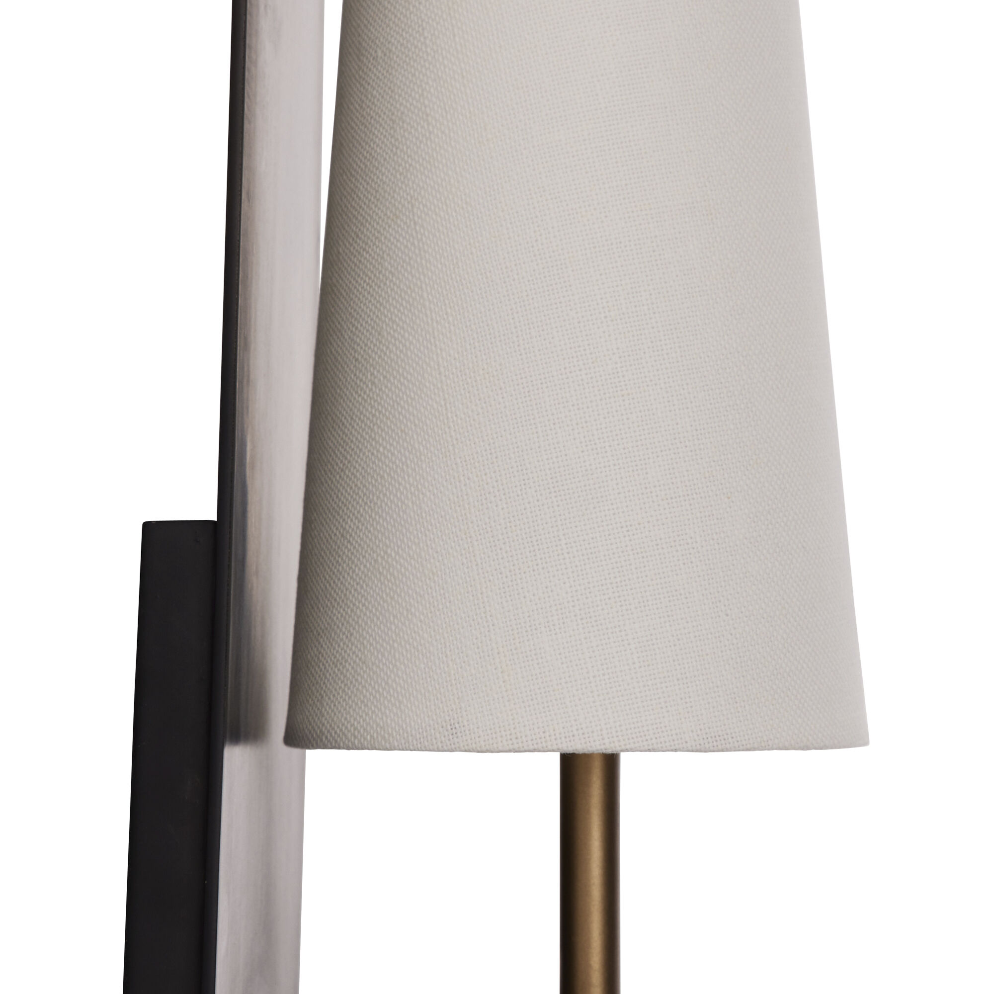 Neo 1 Light 8 inch Blackened Iron Sconce Wall Light