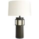 Folsom 29.5 inch 150.00 watt Bronze and Ivory Lamp Portable Light