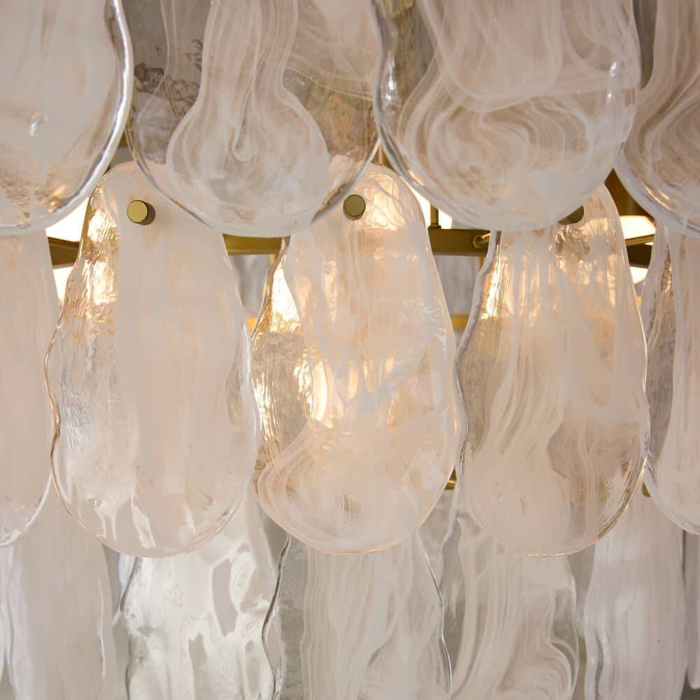 Leon 7 Light 38 inch Antique Brass Chandelier Ceiling Light, Large