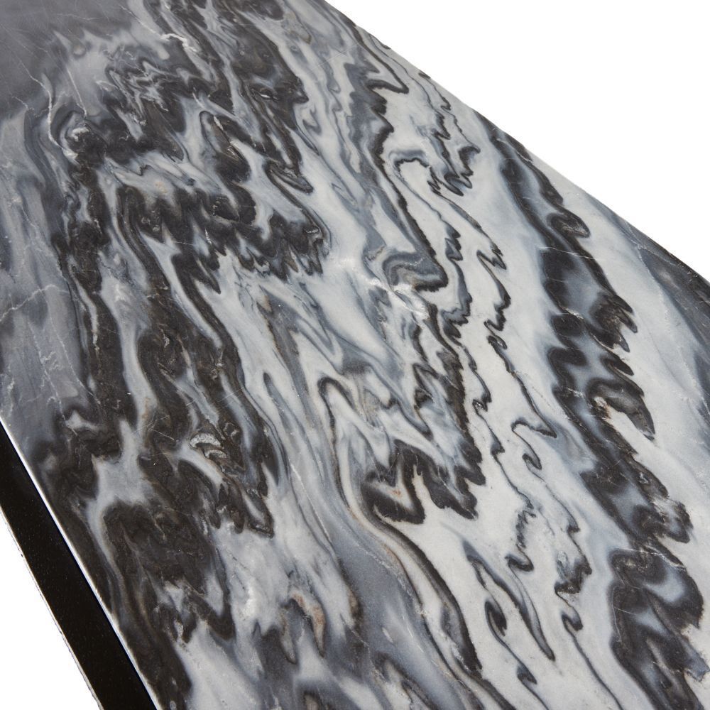 Elio 69.5 X 17.5 inch Galaxy Marble and Ebony Mango Wood Console