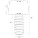 Frasier 28 inch 150.00 watt Burnt Iron Lamp Portable Light