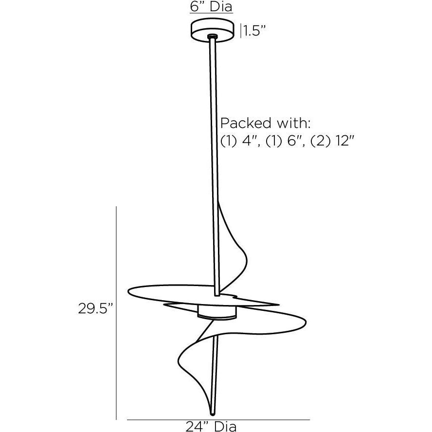 Renly LED English Bronze Pendant Ceiling Light