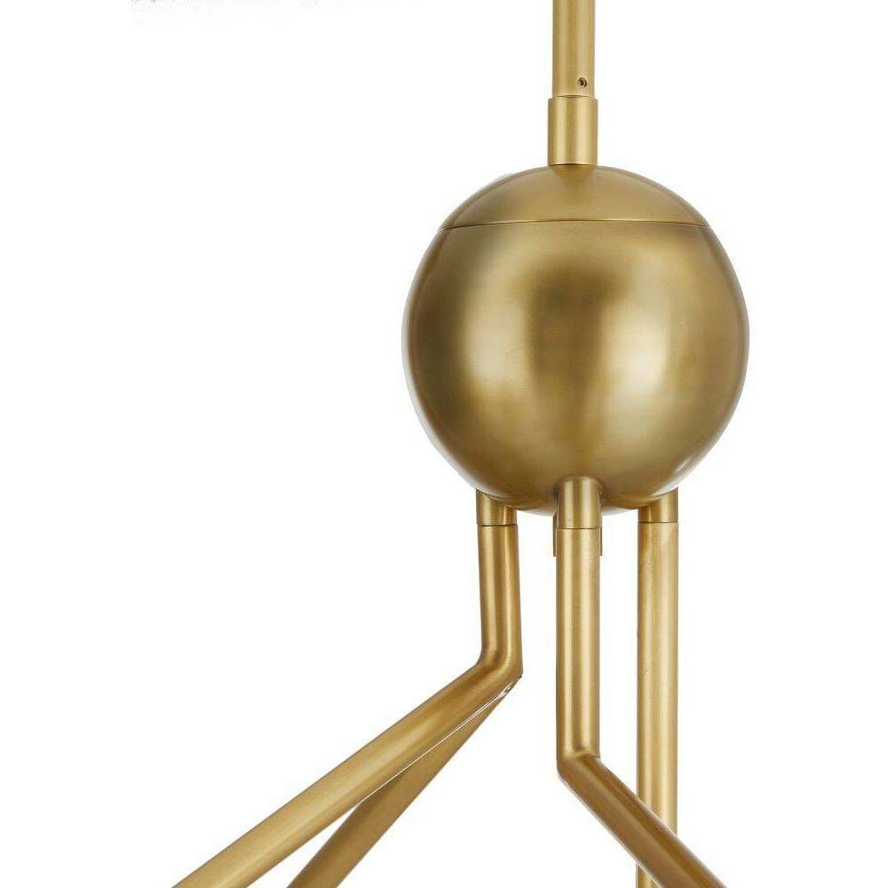 Generosa 7 Light 57 inch Antique Brass Chandelier Ceiling Light