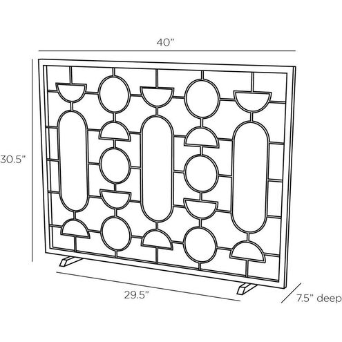 Adamo 40 X 30.5 inch Fire Screen
