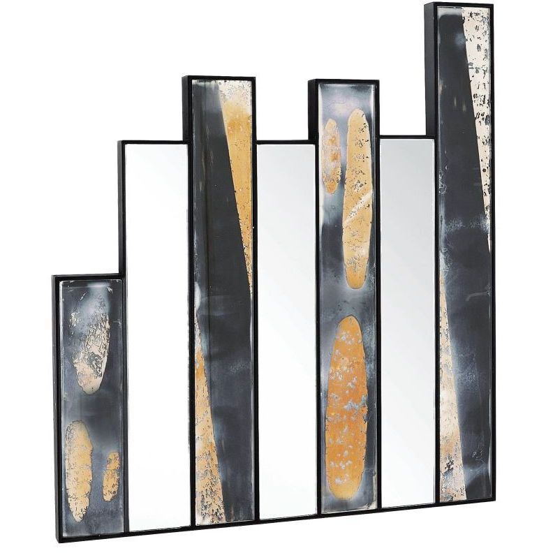 Darcy 34 X 30 inch Blackened Iron Mirror