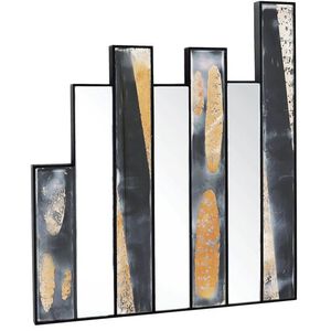 Darcy 34 X 30 inch Blackened Iron Mirror