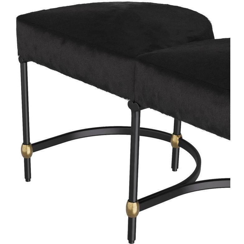 Blaire 18.5 inch Black Bench