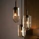 Javier 3 Light 10.5 inch Antique Brass Multi-Port Chandelier Ceiling Light