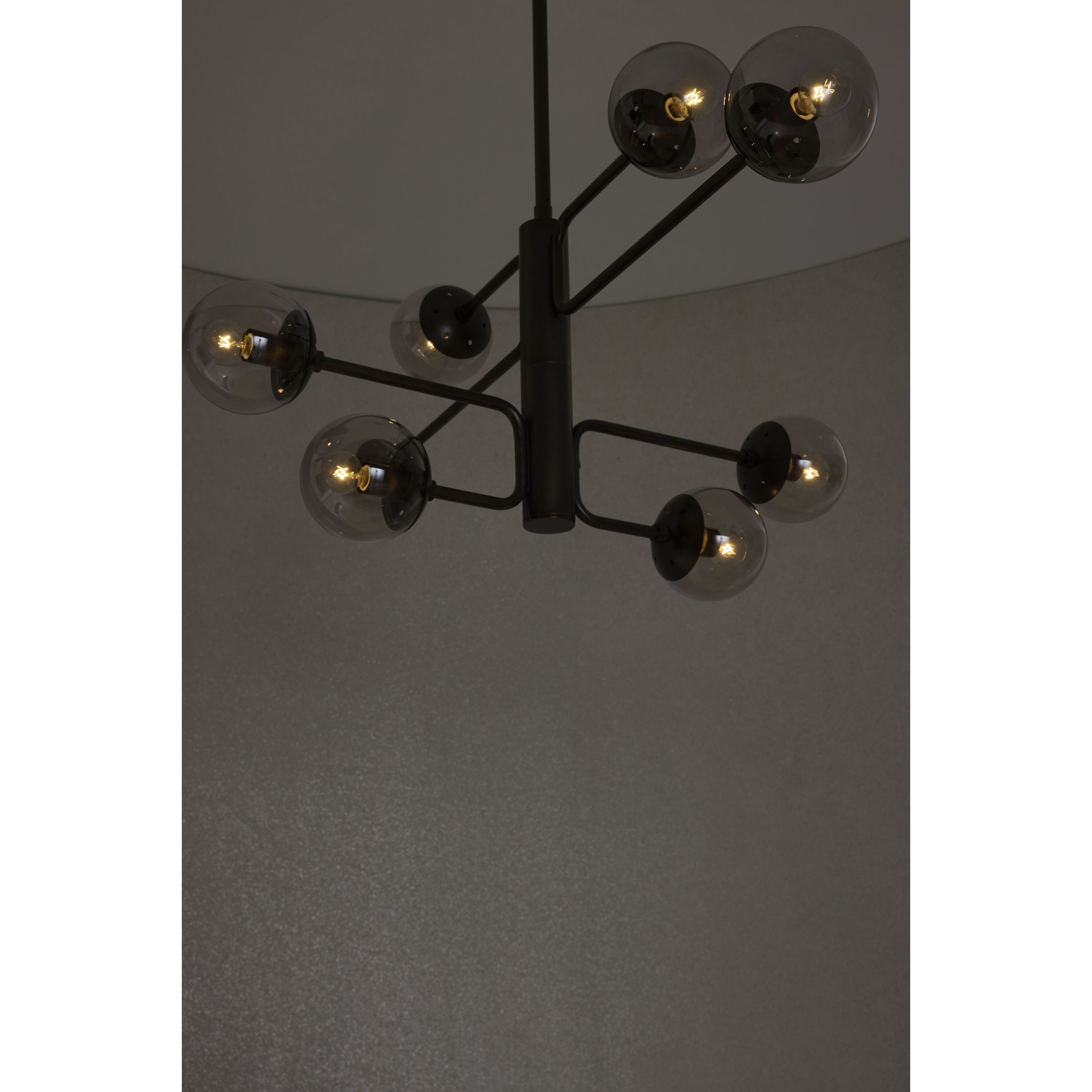 Zeki 6 Light 29 inch Antique Brass Chandelier Ceiling Light