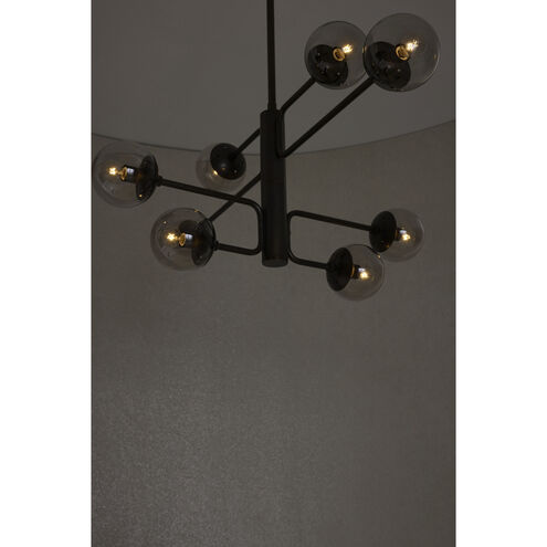Zeki 6 Light 29 inch Antique Brass Chandelier Ceiling Light