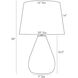 Tiber 30 inch Seedy & Smoke Luster Ombre Table Lamp Portable Light