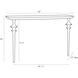 Villegas 52 inch Sable Console Table