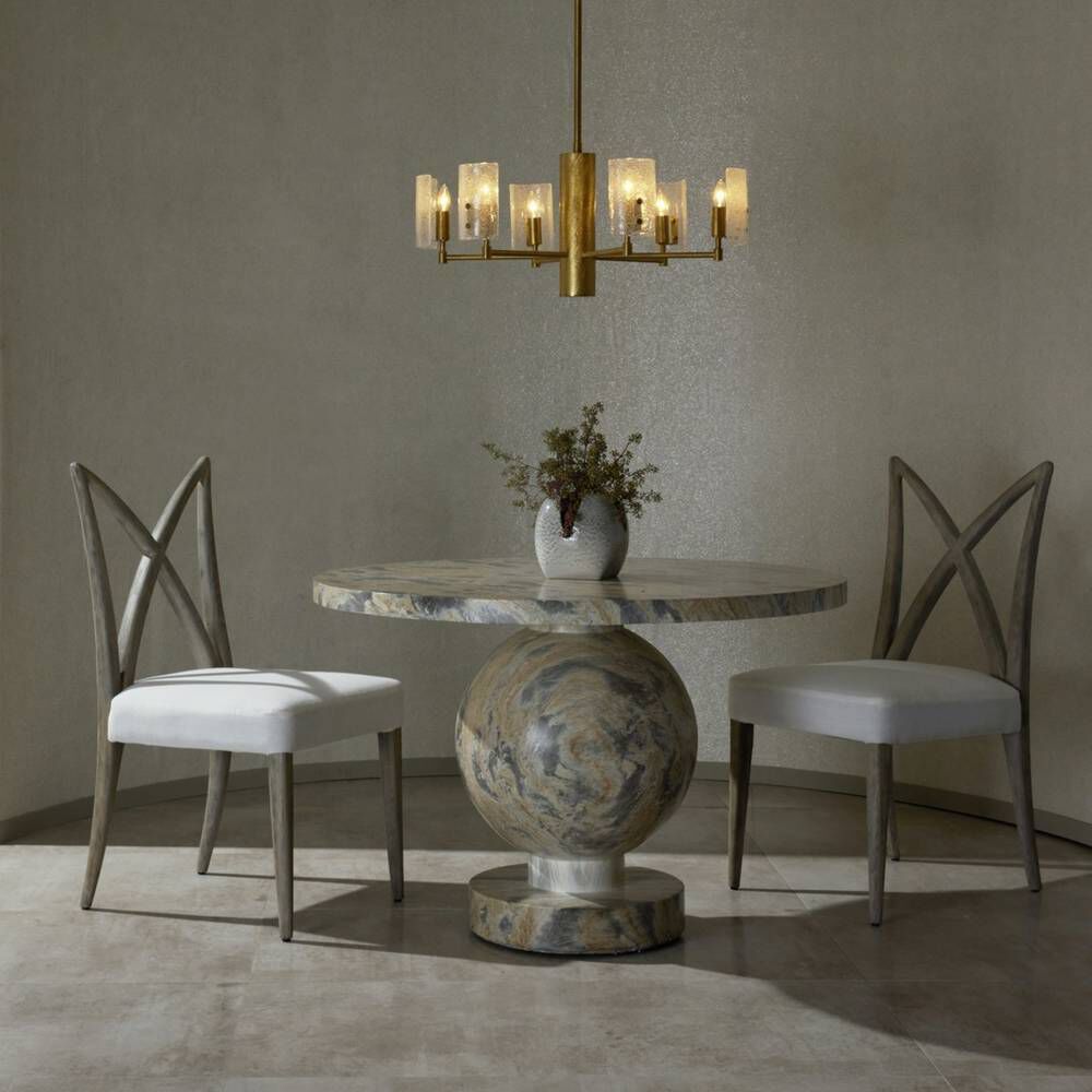 Xavier White Dining Chair