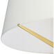 Elden 69 inch 150.00 watt Cadet Blue and Antique Brass Floor Lamp Portable Light
