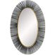 Perseus 38 X 24.5 inch Natural Iron Mirror
