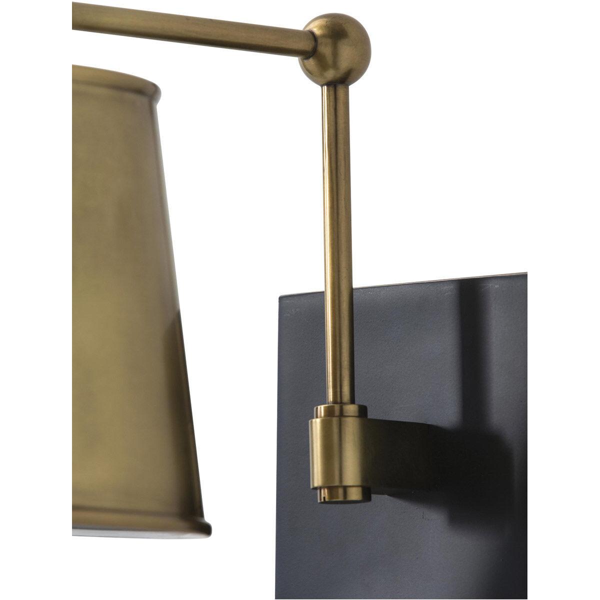 Arteriors 49020 Watson 1 Light 9 inch Antique Brass Oil Rubbed Bronze Sconce Wall Light Essential Lighting