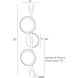Churchill 2 Light 6 inch Blackened Iron Sconce Wall Light