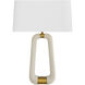 Gianni 29.5 inch 150.00 watt Ivory and Antique Brass Table Lamp Portable Light