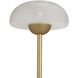 Lumi 12 inch 3 watt Antique Brass Rechargeable Accent Lamp Portable Light