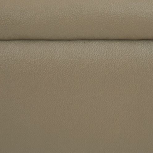 Escondido Dove Leather and Bronze Lounge Chair