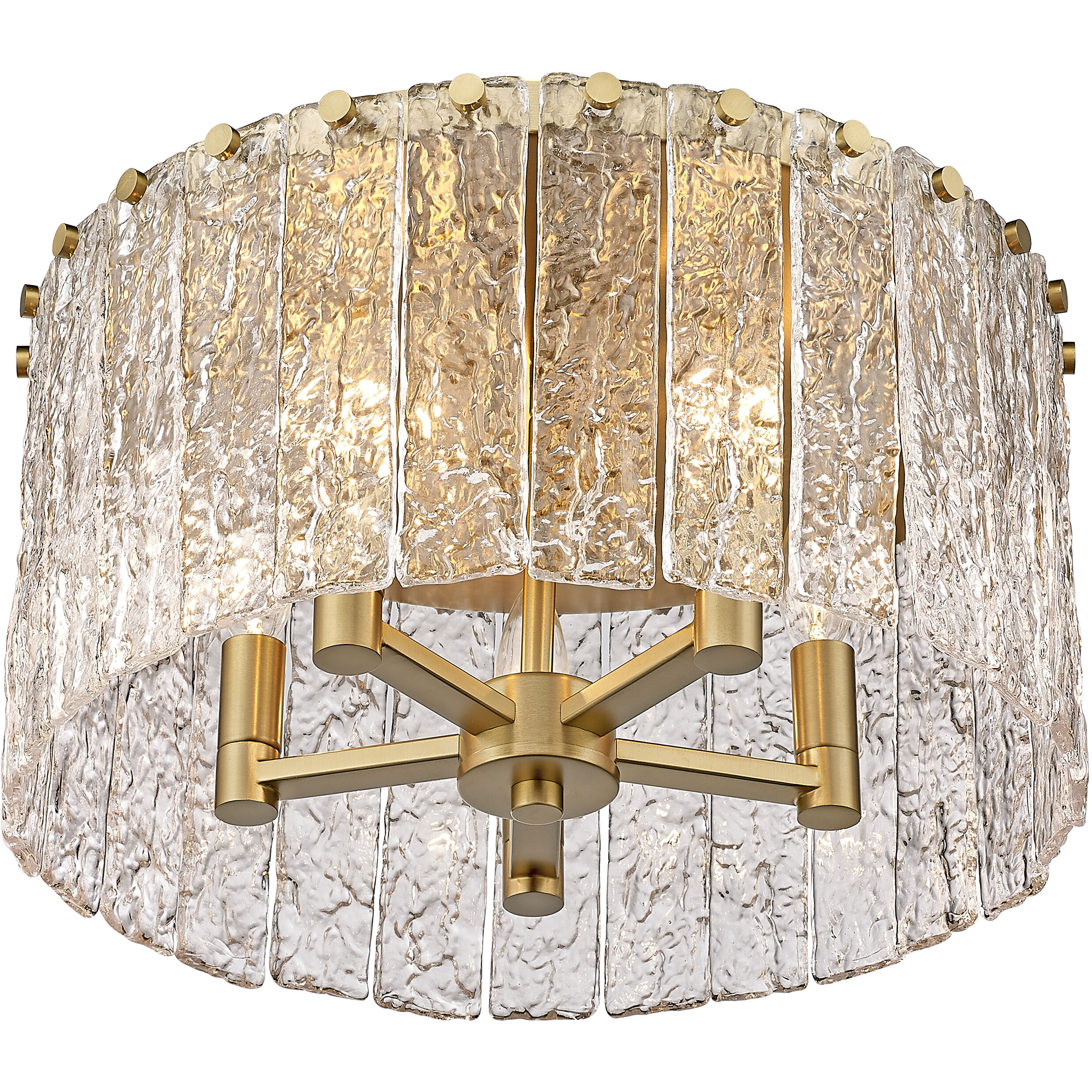 Glacier 5 Light 16.75 inch Flush Mount