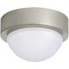 Lennon 1 Light 5.5 inch Vintage Silver Flush Mount Ceiling Light