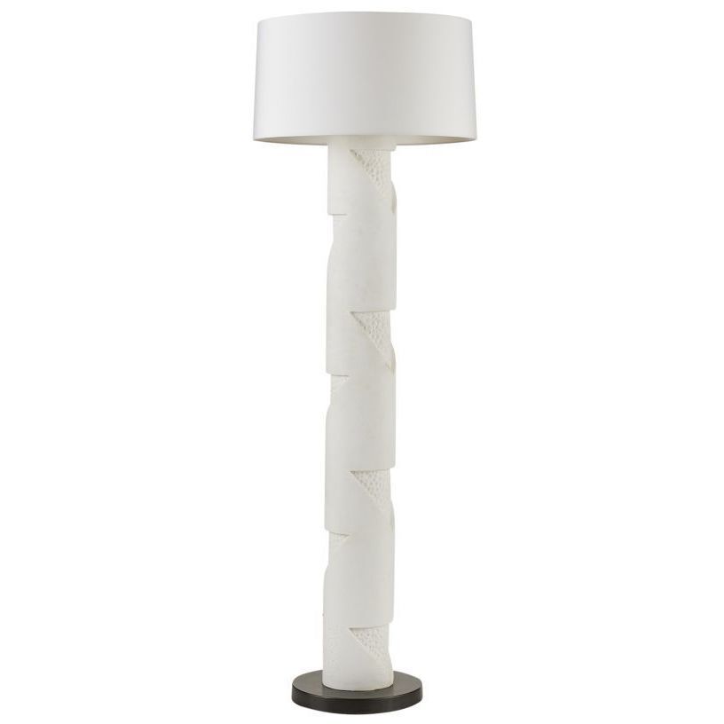Cristiano 150 watt Ivory Floor Lamp Portable Light