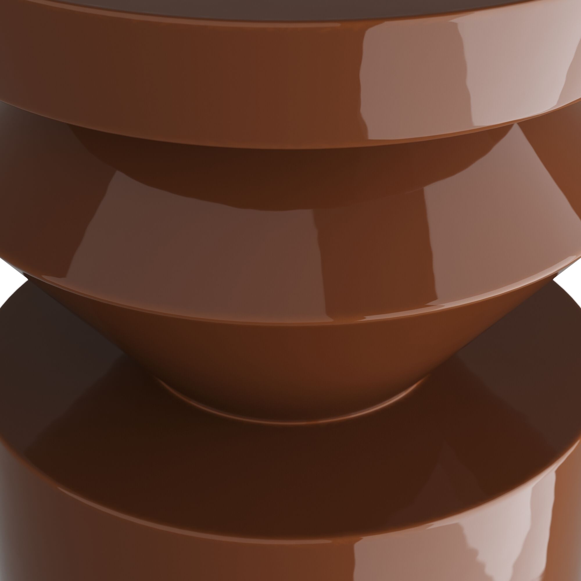 Uma 16 inch Paprika Accent Table