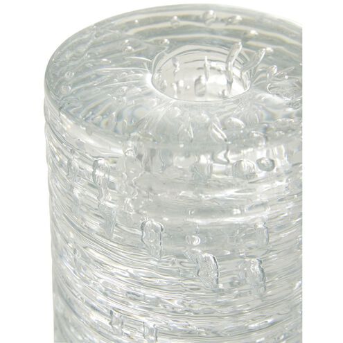 Kendir Clear Candleholders, Set of 2