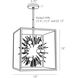 Zanadoo 12 Light 18 inch Aged Iron Outdoor Pendant